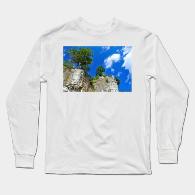 Cave-in-Rock Bluffs Long Sleeve T-Shirt by michaelasamples